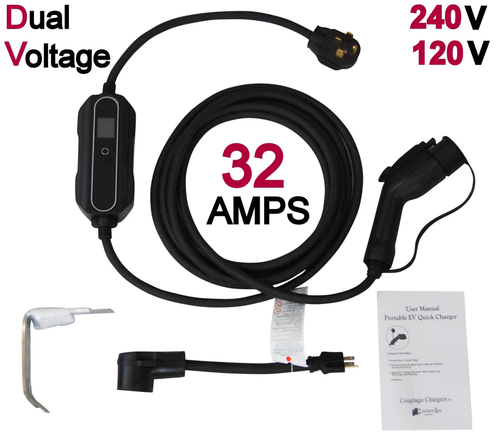 You (7.68 AMP Level Plug - KW), -with Set Charging Station EV Vehicles, Electric AMP, 24 14-50P 20 Charger The AMPS- 2- ,32 AMP, 16AMP, Couplago EVSE- AMP, AMP, 10 Power for 32