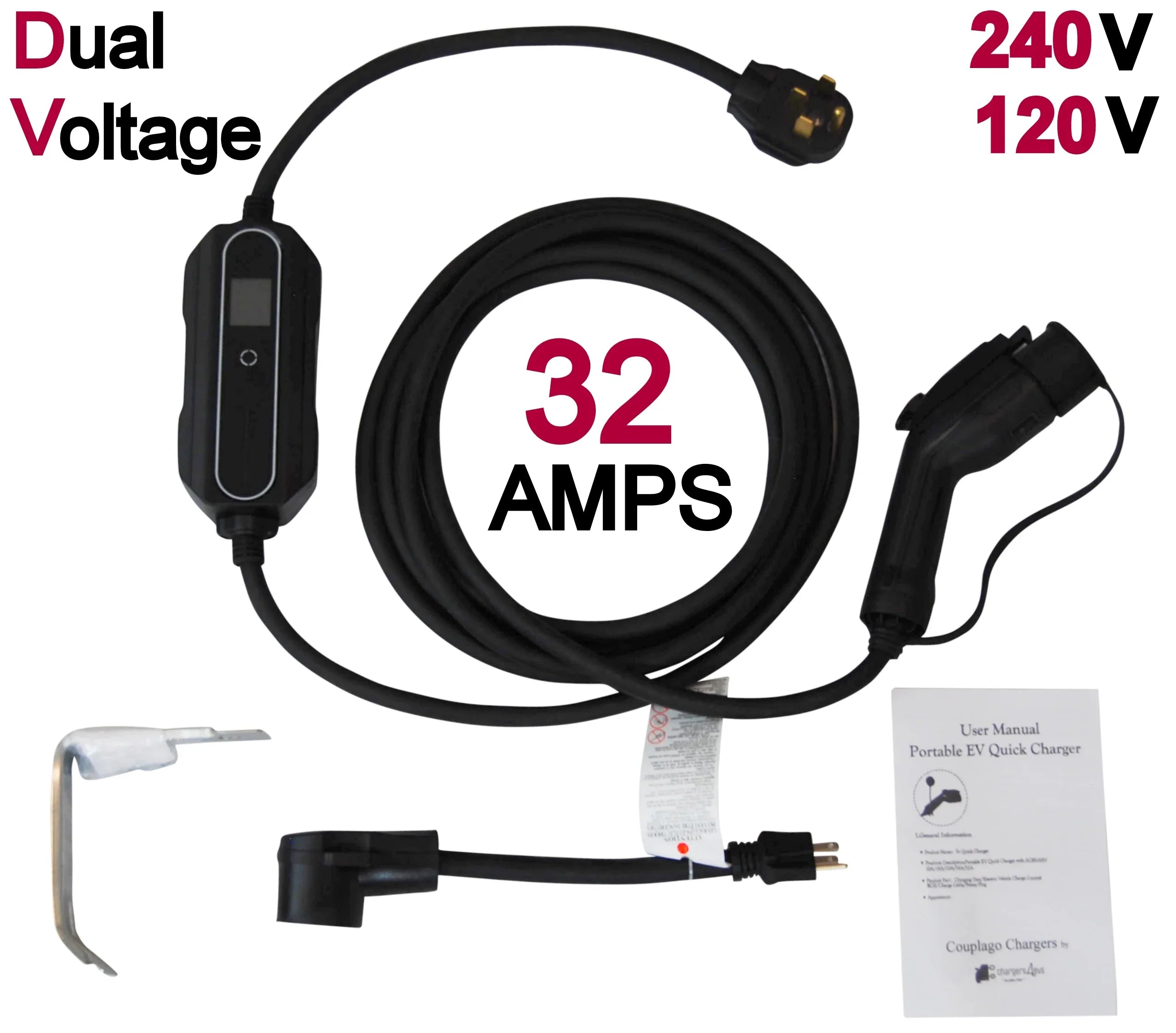 You (7.68 AMP Level Plug - KW), -with Set Charging Station EV Vehicles, Electric AMP, 24 14-50P 20 Charger The AMPS- 2- ,32 AMP, 16AMP, Couplago EVSE- AMP, AMP, 10 Power for 32
