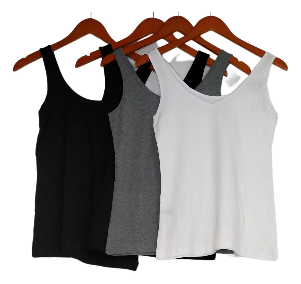 Felina Top, Tank Womens 4 Pack Reversible
