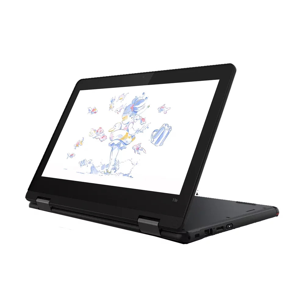 6 W10P SSD (Refurbished) Yoga 11.6" 256GB Restored Ram ThinkPad m3-8100Y 11e Touch 8GB Gen Lenovo Laptop Core