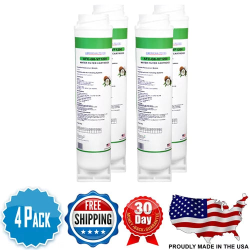 Filters , 4 in FQSVF Brand - with , Made Model - GE® AFC-G6 # Filters AFC Compatible liquid , U.S.A.