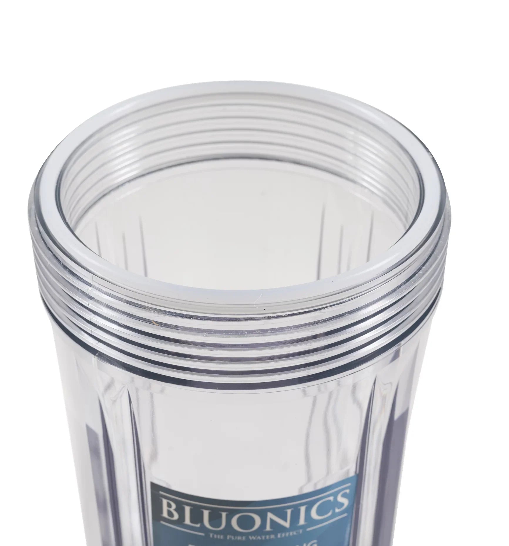 with 10" clear housing Filter 5 Micron transparent Big liquid Cartridge Sediment Blue Whole House Pleated blue