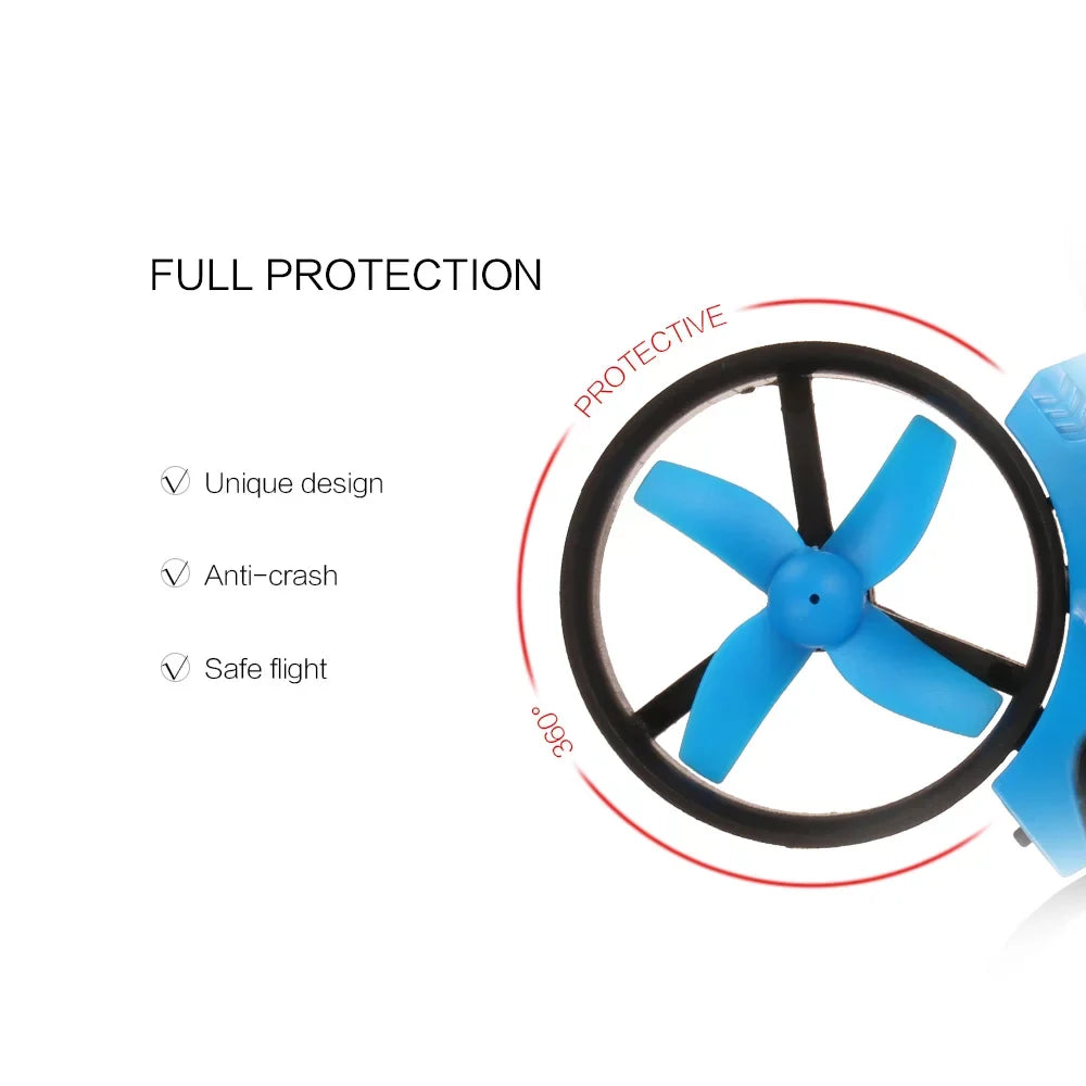 6- 4CH H36 Quadcopter Gyro 3D-Flip -Crush RC Return One-Key RTF UFO Drone JJR/C Headless 2.4G Mode