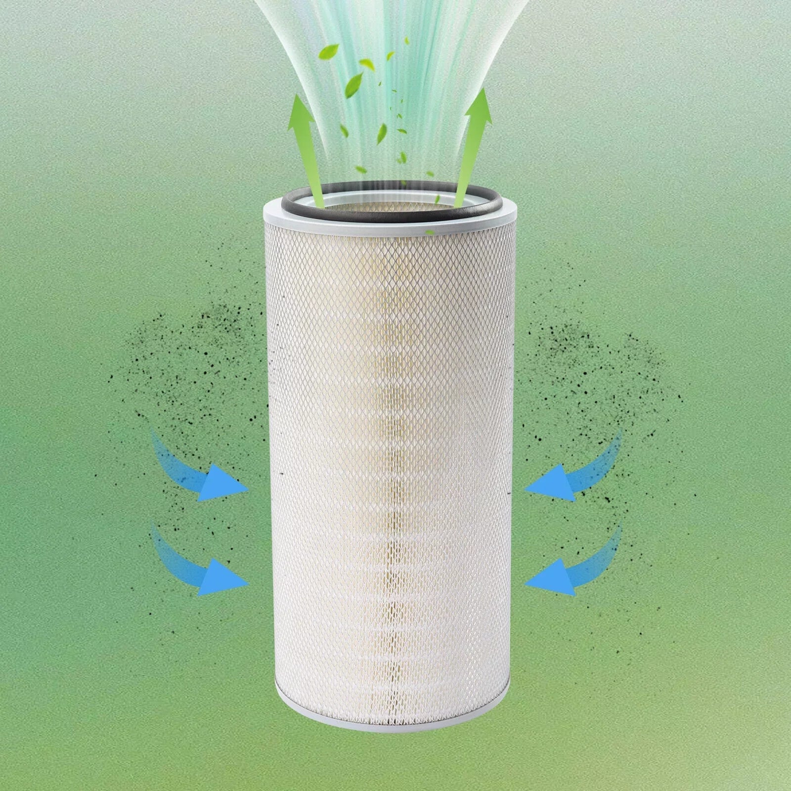 Cartridge Fine Replaces Catcher P191151 Particles 20-40μm Collector Filter Dust SHZICMY