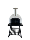 Clay / / Penny Tiles exterior Cement Pizza Ovens Pizza Circle Fired White Wood Tiled with Oven Mosaic OP81 -
