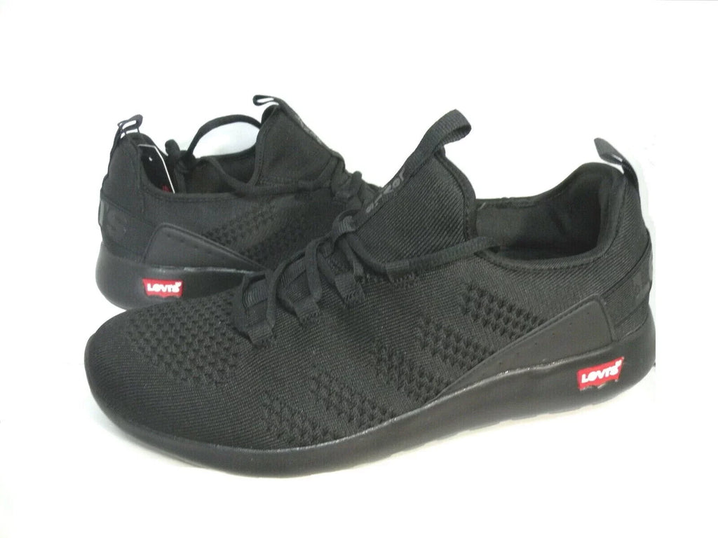 NEW BLACK dimension SPORTS LEVIS SHOES ATHLETIC LOW TRAINERS COMFORT SNEAKERS 12 MEN