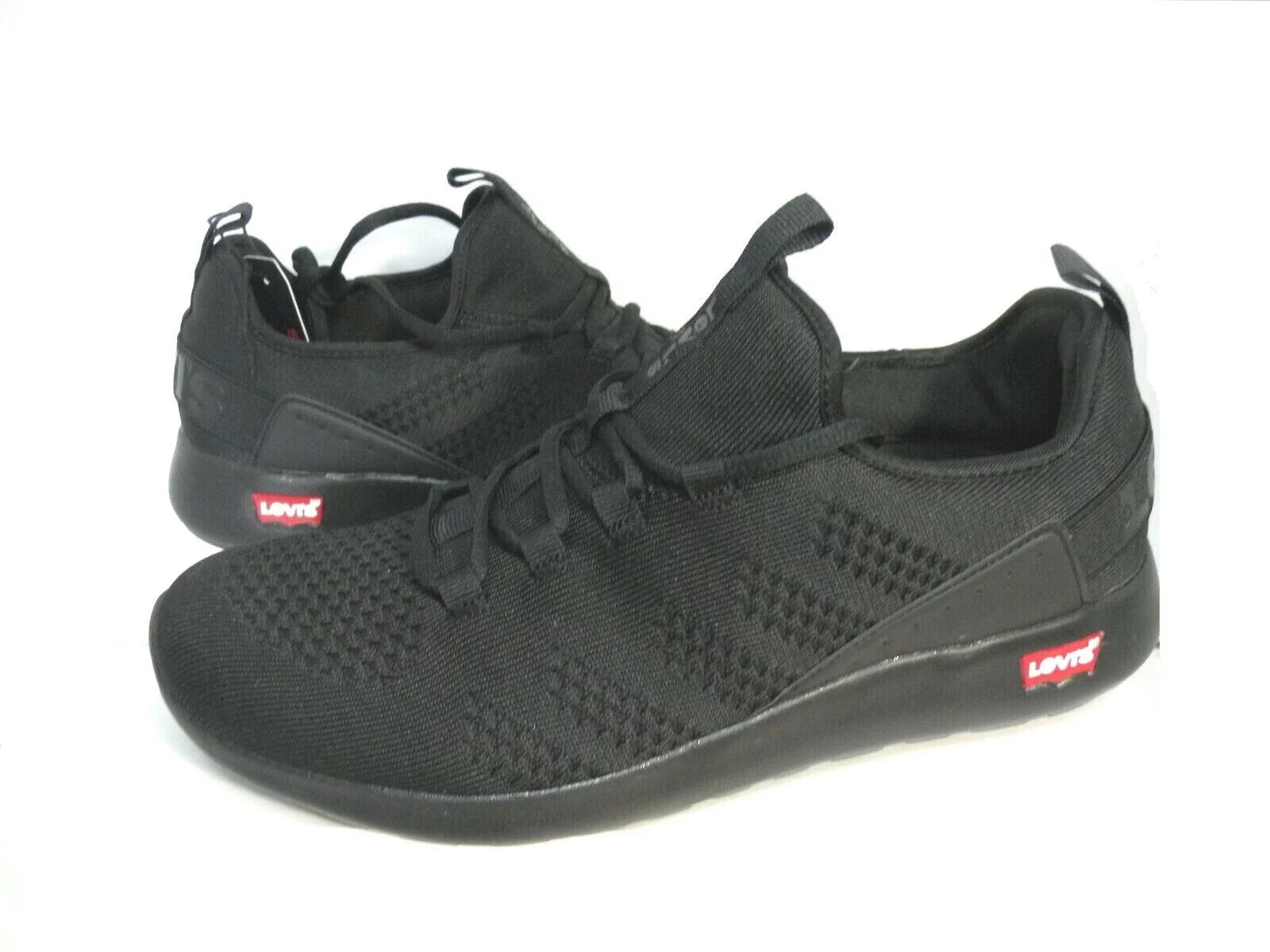 NEW BLACK dimension SPORTS LEVIS SHOES ATHLETIC LOW TRAINERS COMFORT SNEAKERS 12 MEN