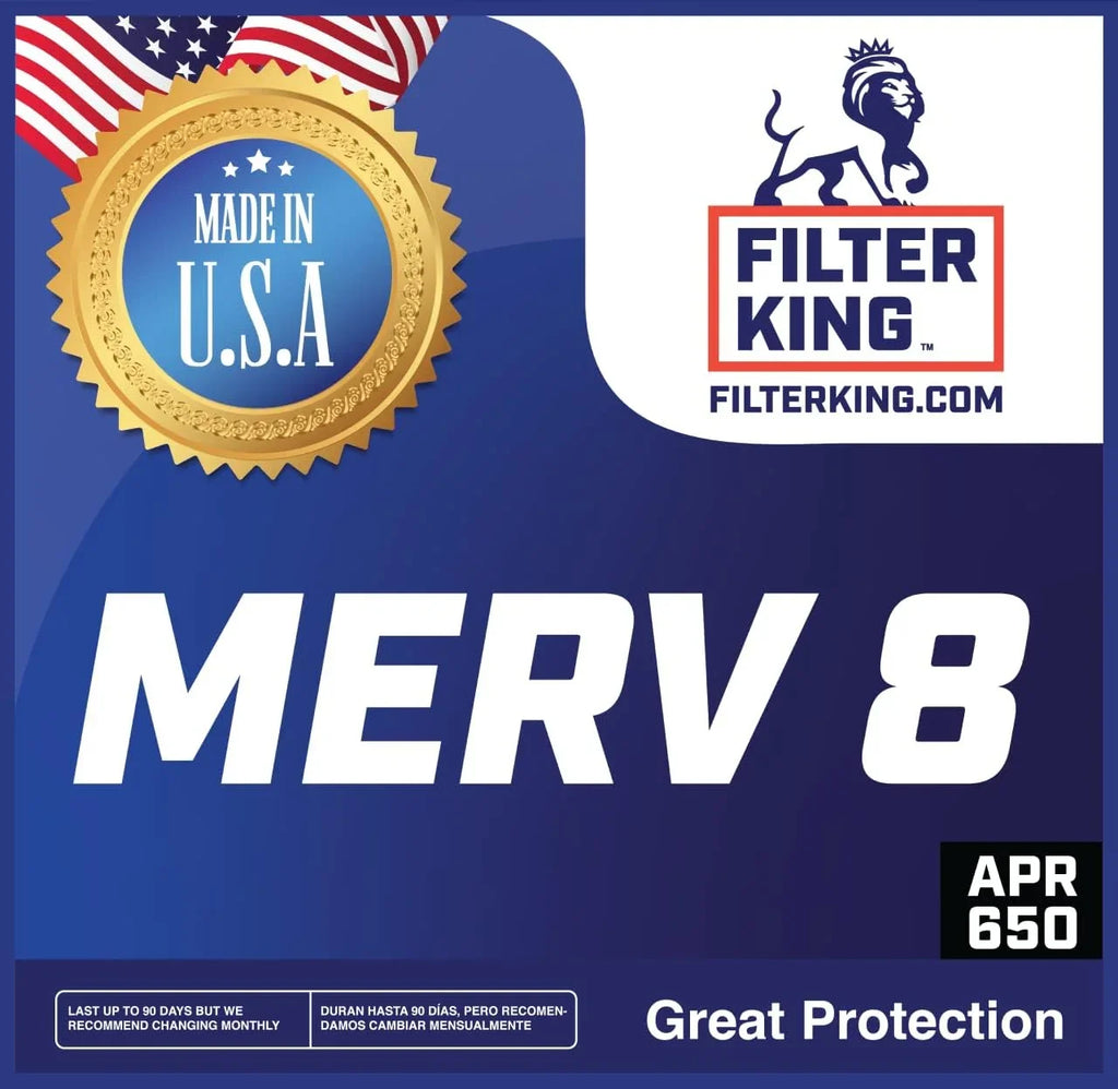| | 9x55x1 | Furnace 4-PACK MERV King 8 dimension: Filter Pleated A/C Filters Filter .75" | MADE HVAC USA Actual IN 9 55 x Air x