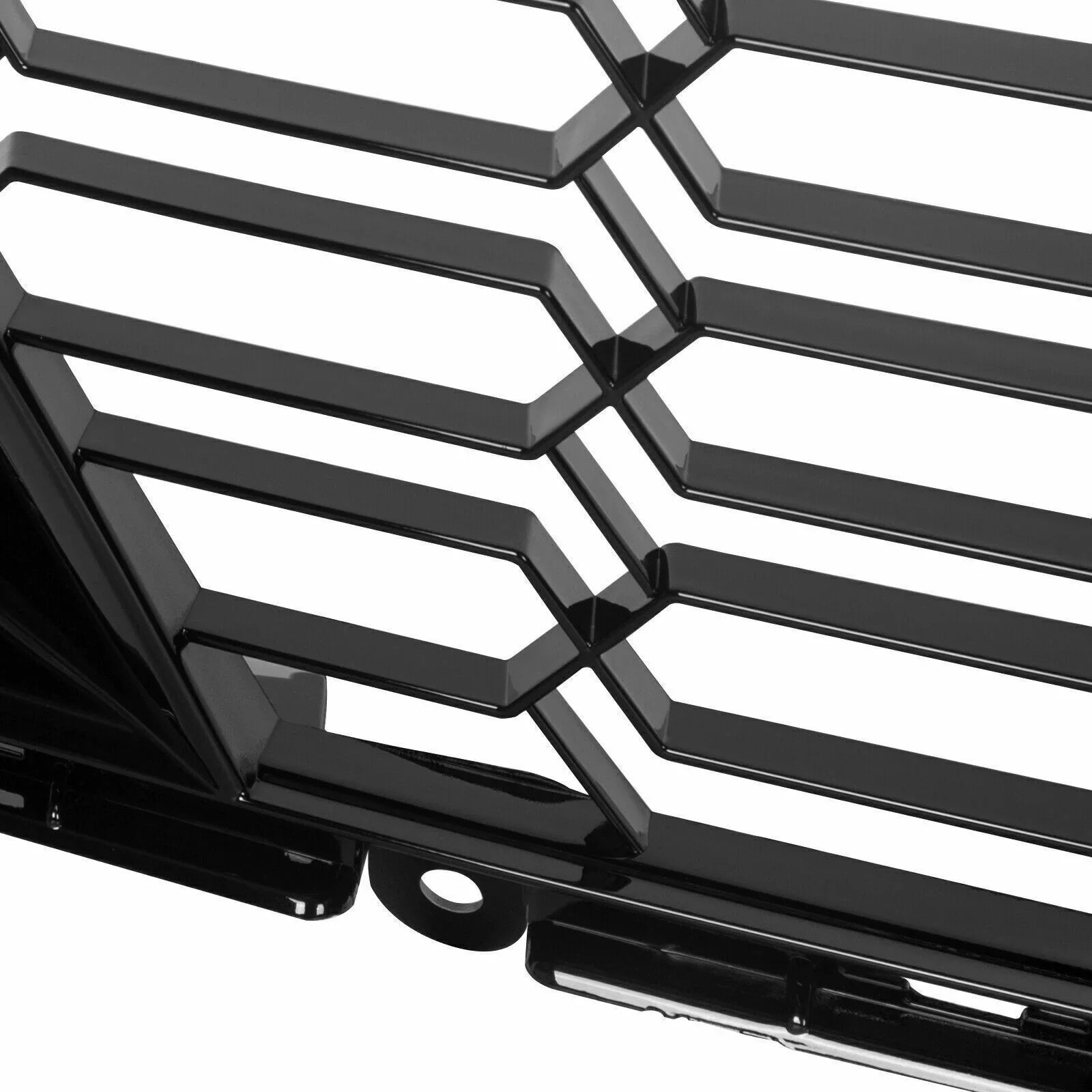 Black Cover Front Corvette Plastic Z06 All design for Front Bracket) Bumper Lower Models Painted Chevrolet Glossy Kojem C7 Camera 2014-2019 (W/O Grille