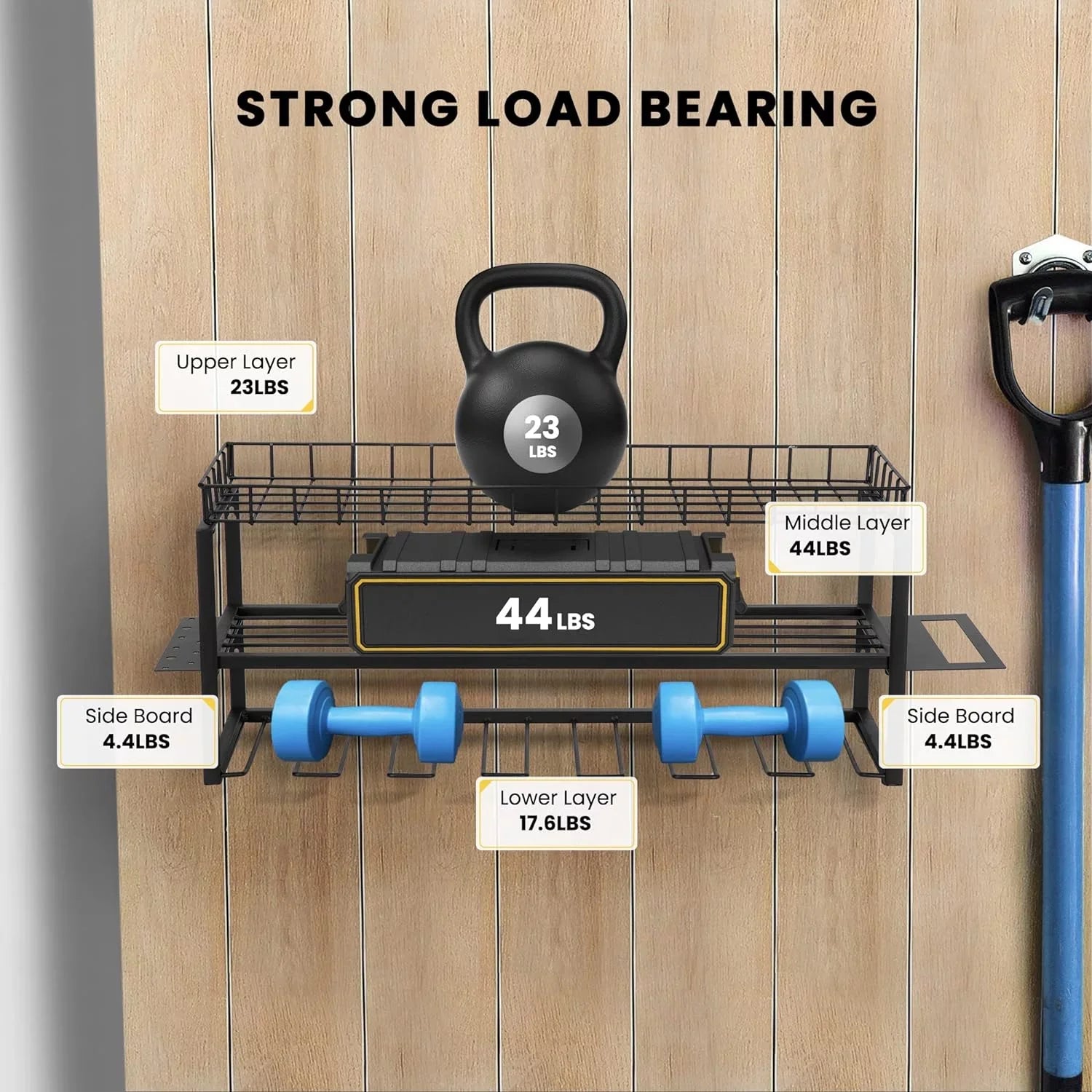 Layers Wall Holders 7 Rack Power Drill Organizer, with Storage Tool 3 Mount SPECSTAR