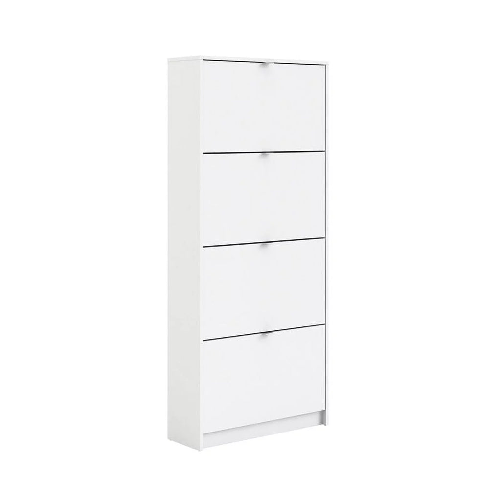 White Drawer in Contemporary Shoe Cabinet 4 Allora