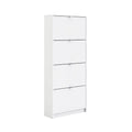 White Drawer in Contemporary Shoe Cabinet 4 Allora