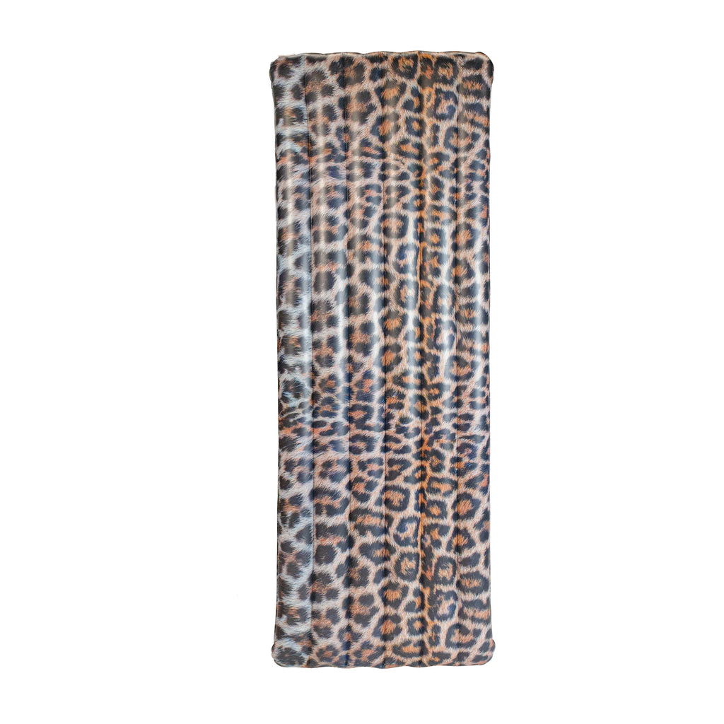 Brown Safari Print Pool 74" Leopard Raft PoolCandy Deluxe Collection