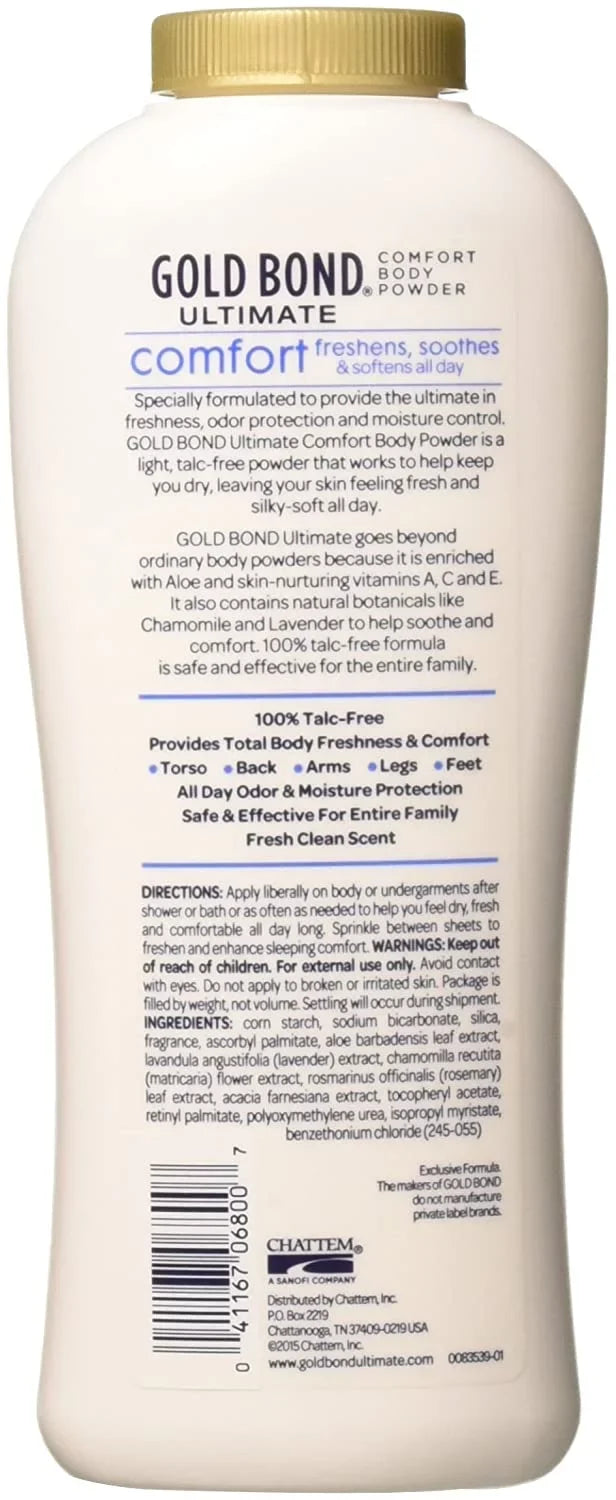 3 Bond Ultimate Aloe 10 Pack Talc-Free Body Powder Gold oz Comfort