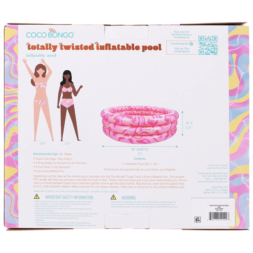 3 Totally Cocobongo Pool Inflatable Twisted Ring