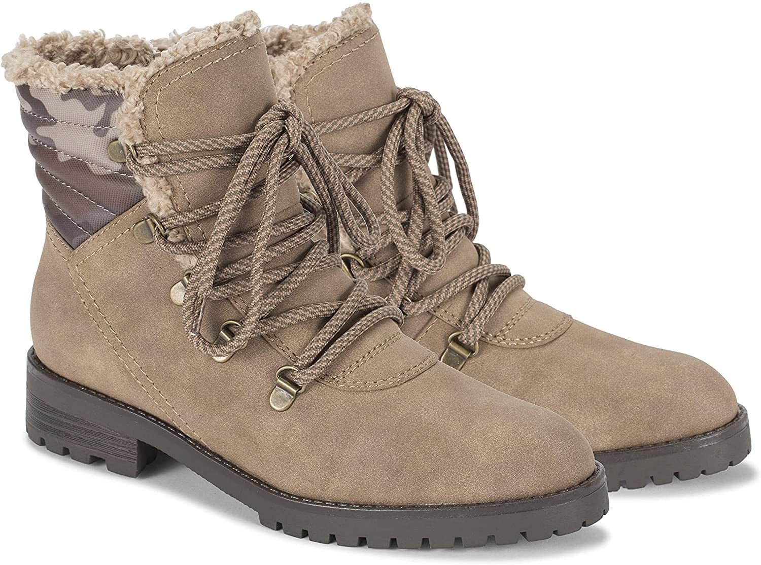 BareTraps Camo Boots Dennison 6 Womens Mushroom