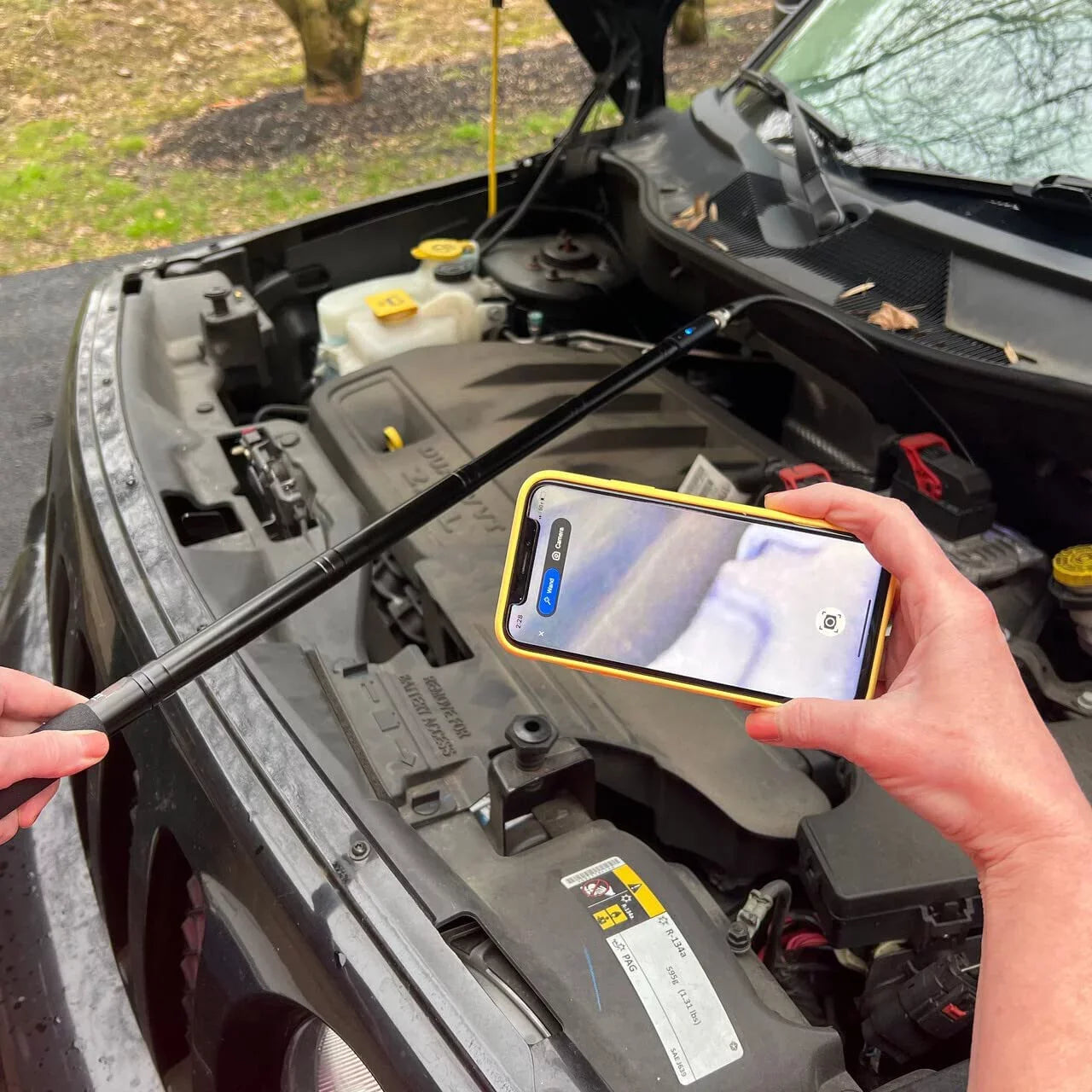 Light Anywhere, Your - 41 - Anything, to Extendable, Camera Inch Wand Degree Camera - Flexible Anytime Images with Rechargeable - WANDIT Capture 360 Phone Inspection Inspection Inspect Wireless