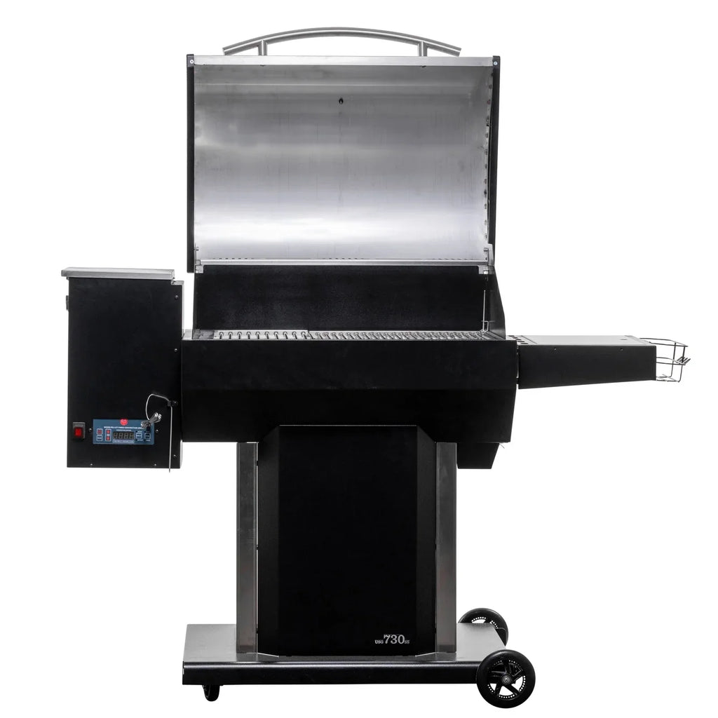 in. Wood sq Grill Stainless Steel USSC 730 Pellet Grills
