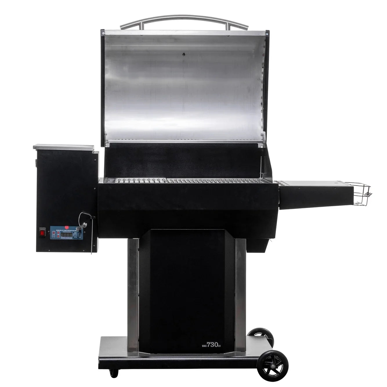 in. Wood sq Grill Stainless Steel USSC 730 Pellet Grills