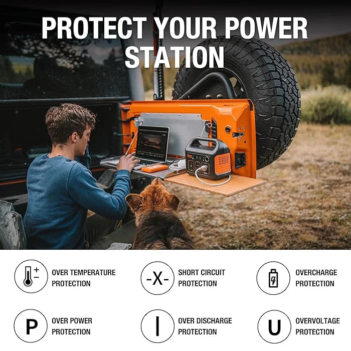 Travelling Jackery Outlet, 240Wh Generator 240, Station Outdoors For 110V/200W Lithium Wave Explorer Battery, And Emergencies Camping Sine Portable Power AC Backup Pure Solar