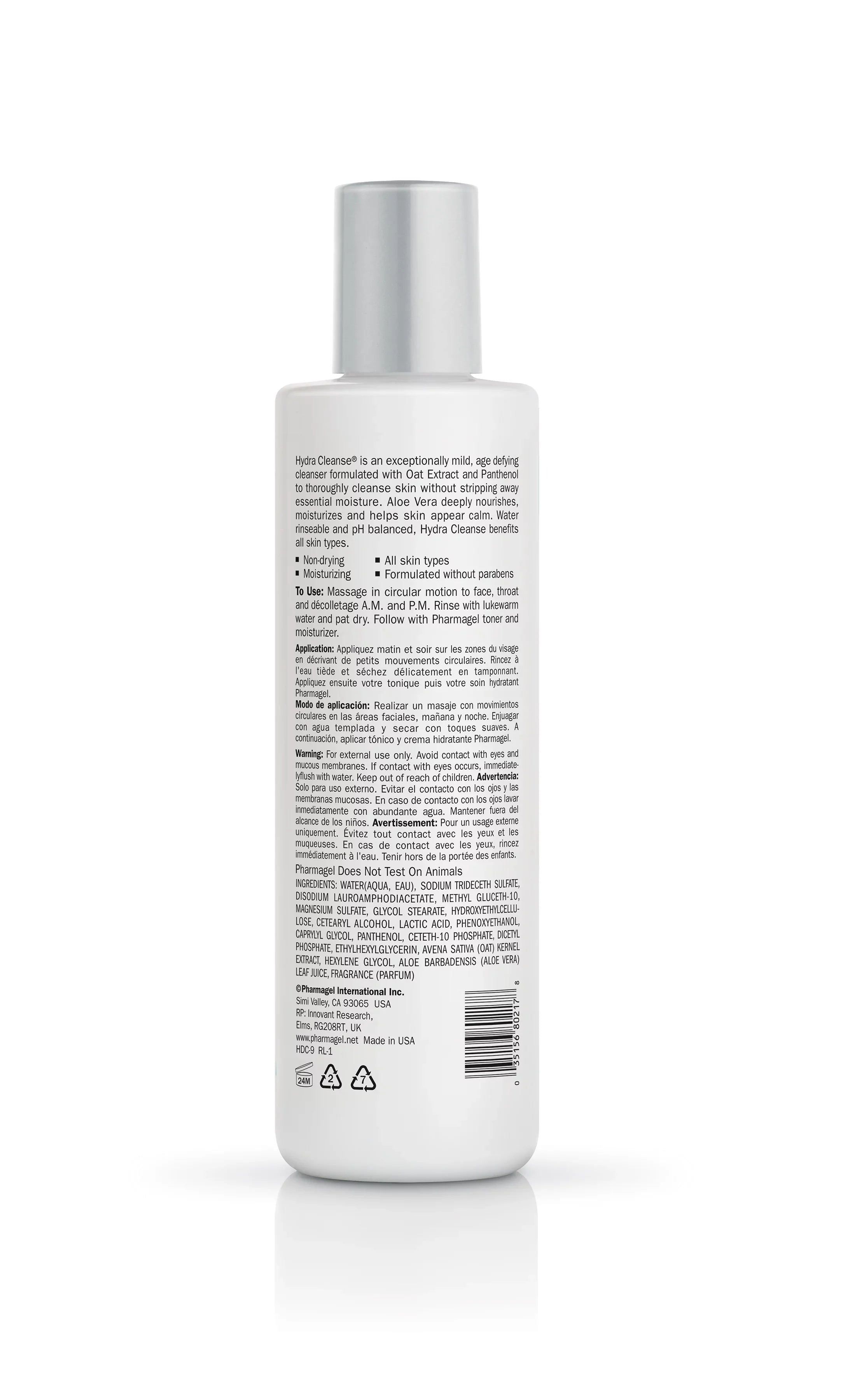 Cleanser , 8.5 Pharmagel Hydra oz Cleanser Facial Cleanse