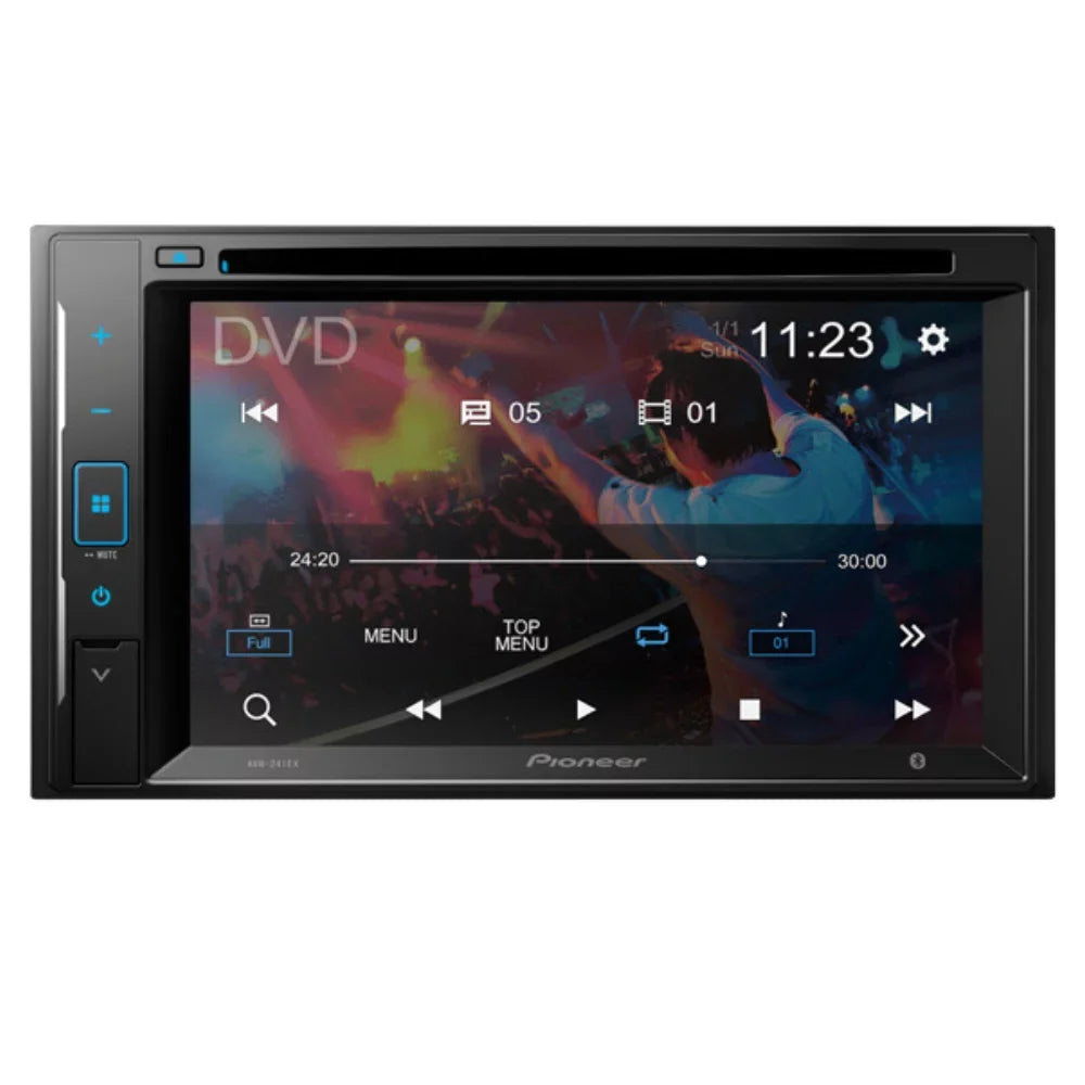 Pickup KIT4705 for AM/FM W/ WVGA Bluetooth/Backup Pioneer DVD/CD Stereo Camera/Installation Car Touchscreen Bundle Double DIN 6.2" Media with Dodge Digital 2006-2008 Receiver Kit/in-Dash Ram