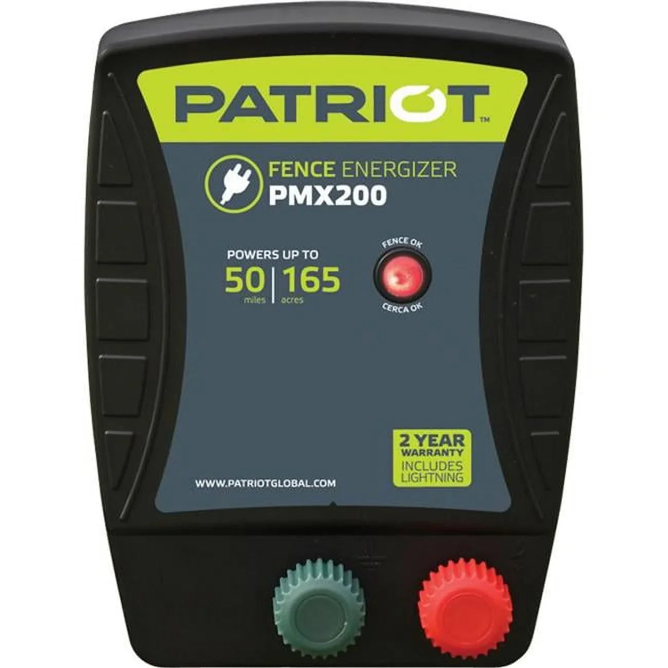 Black Tru-Test 50 Fence to 200 Pmx Mile Up Patriot Energizer - -