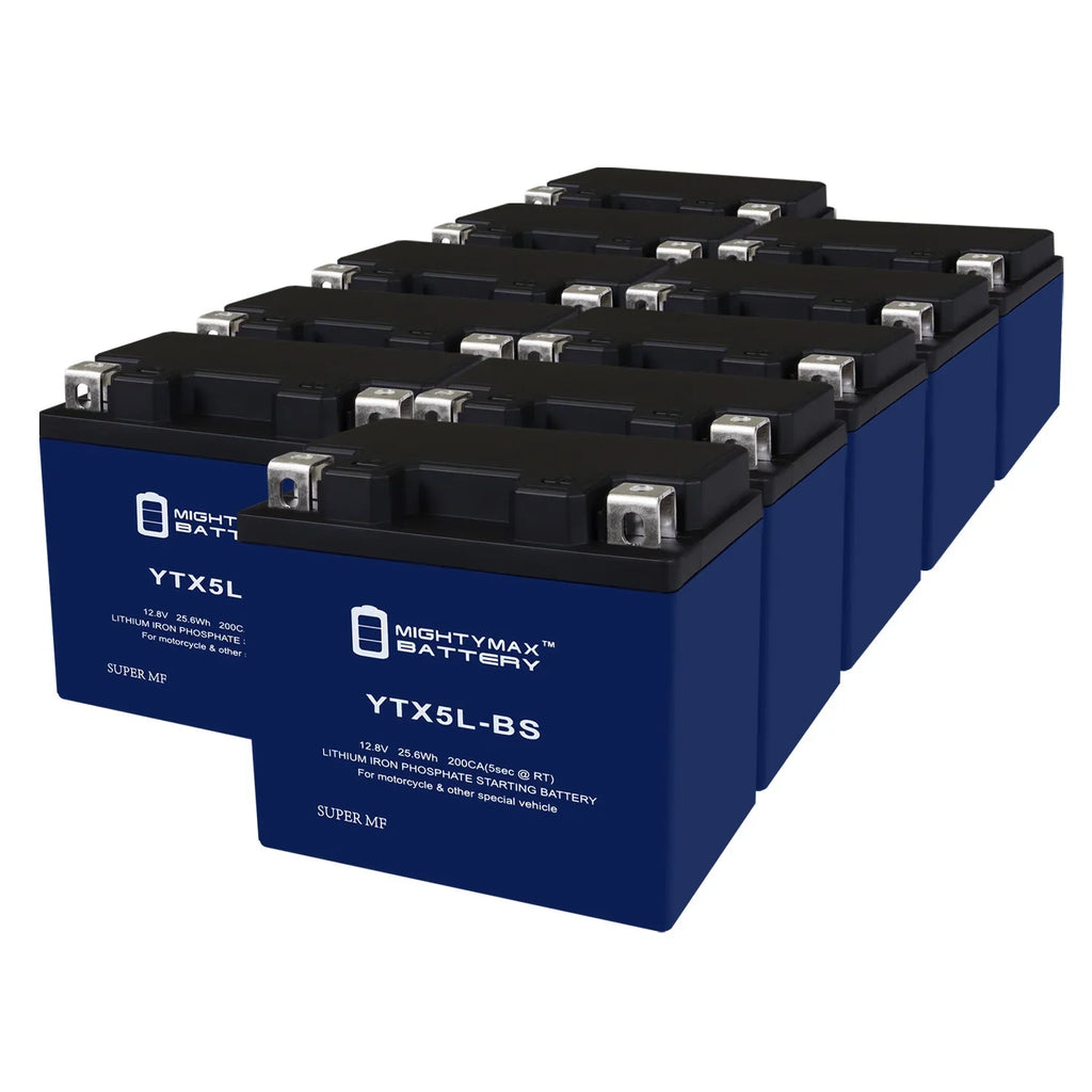 with 00-01 Motorcycle Pack Cannondale 10 EX Replacement - YTX5L-BS Compatible Lithium Battery