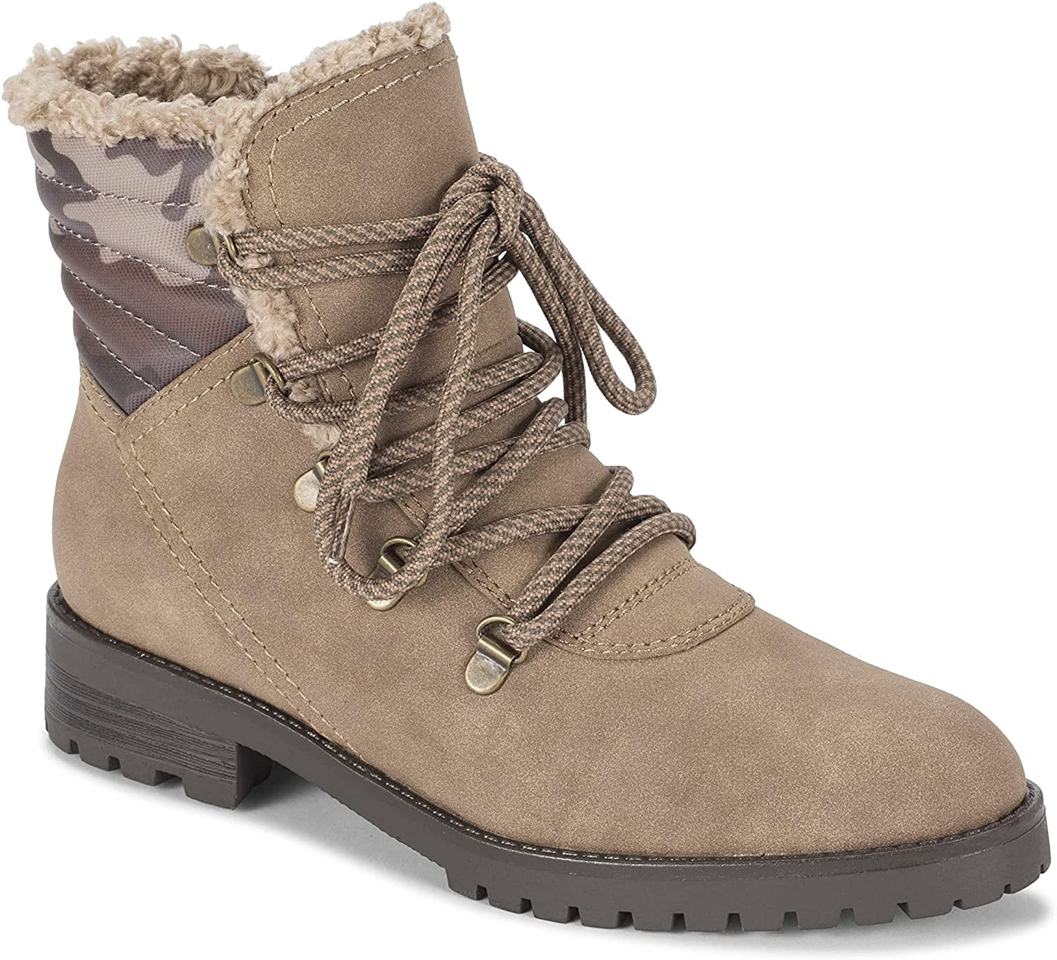 BareTraps Camo Boots Dennison 6 Womens Mushroom