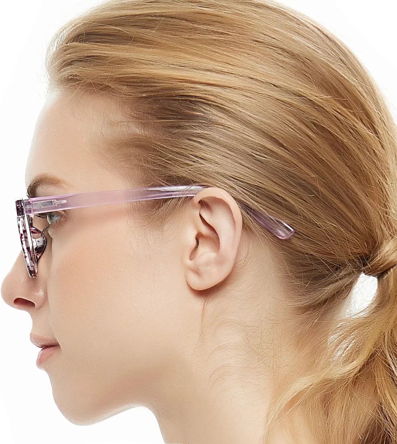 CHIARI OCCI For Lightweight Women(Purple,3.0) Glasses Acetate Designer Stylish Reading frame