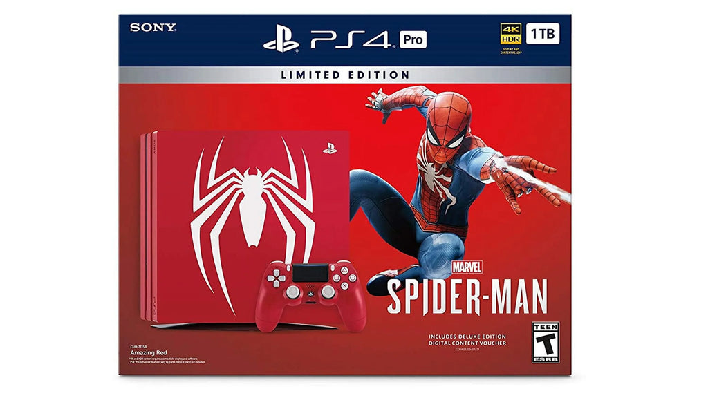 1TB Spider-Man - (Refurbished) Marvels 4 Bundle Limited Edition () PlayStation Pro Restored [Discontinued] Console