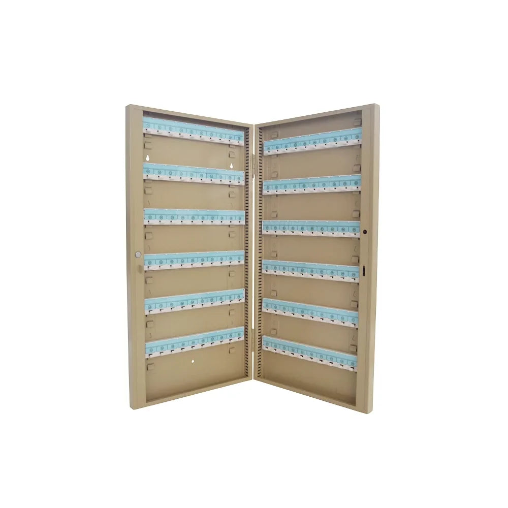 Key Hooks Mount Box Wall Cabinet 100 Organizer Beige Lock EQCOTWEA Key