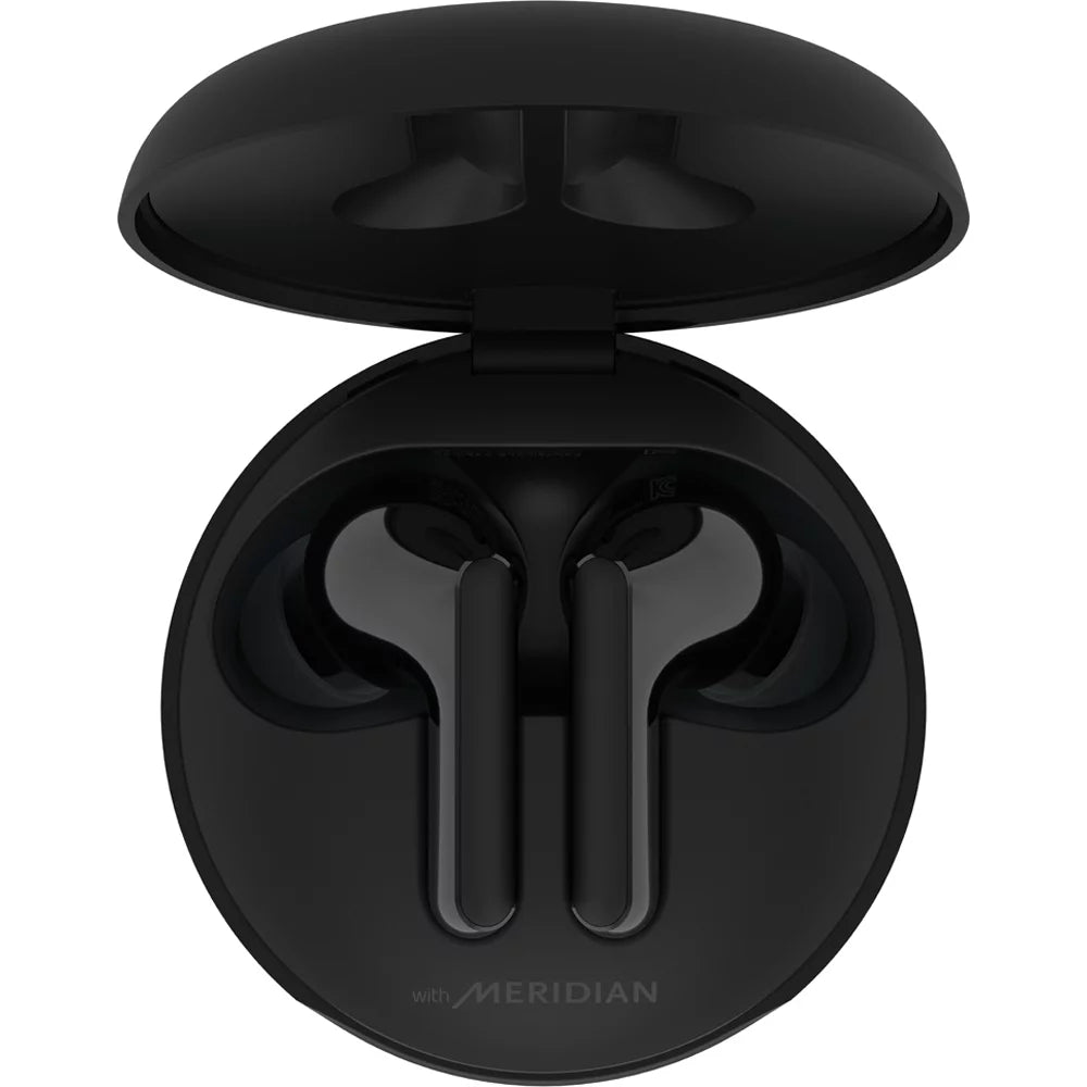 Wireless True for - TONE Noise Close Dual w/ LG FN4 Gels, Work/Home Hypoallergenic Sound, Medical-Grade Office, (Open Fit, Black Box) Bluetooth Microphone Free Reduction with Ear a - Earbuds Meridian