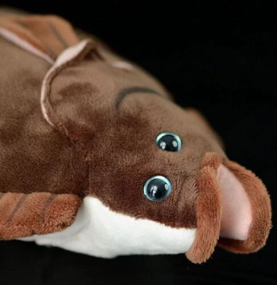 Gift Flounder Doll Kids Sea Animal Toy 40cm Brown Fish Soft Stuffed Ocean Plush