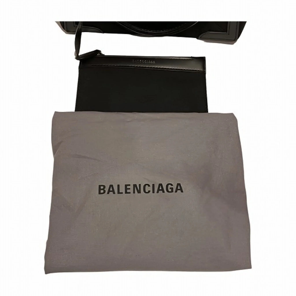 Balenciaga Ladies XS 2WAY Shoulder 390346 Handbag Bag Cabas Navy (Good) Pre-Owned