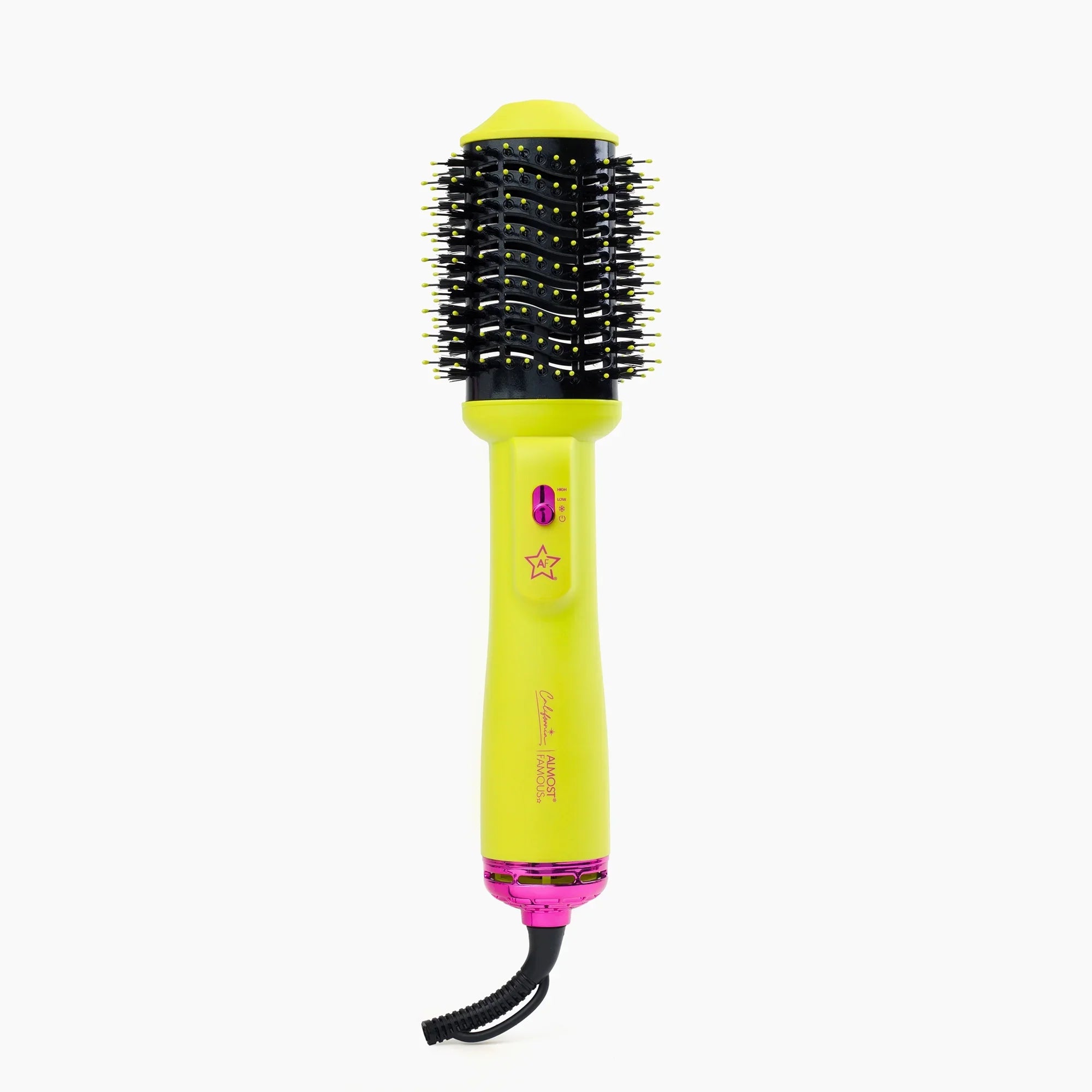 Ion, Styler, Temp Brush, Brush, Collection, Hot Round 4 Volumizing Hair Yellow Blowout Professional Tool Anti-Frizz Dryer 3 1 Salon California Settings, in grade Negative &