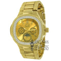 Rodeo Resistance Watch Metal Diamonds Simulated Jojino 14K Gold Jojo Joe Tone Yellow Band liquid