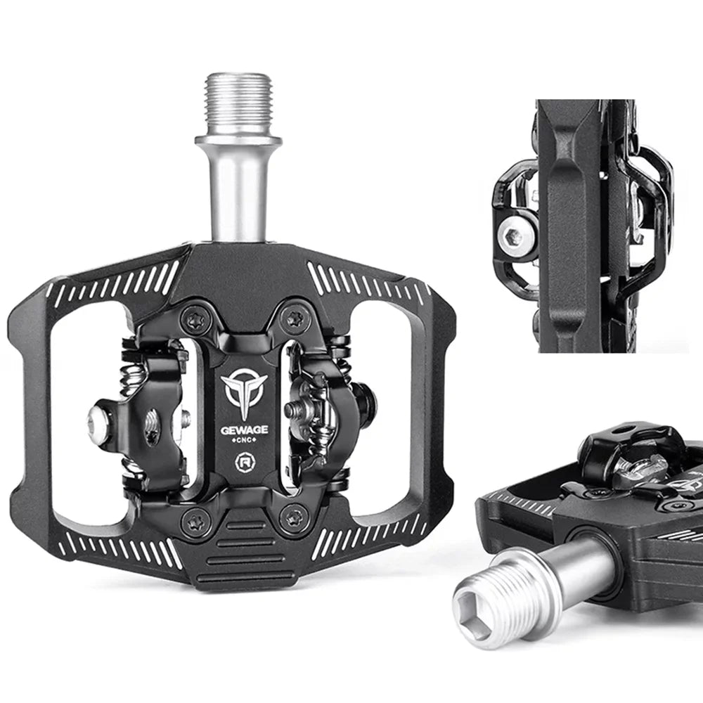 with Pedals Transfer Optimal Clip Cleats for Efficient Double MTB Pedals Sided