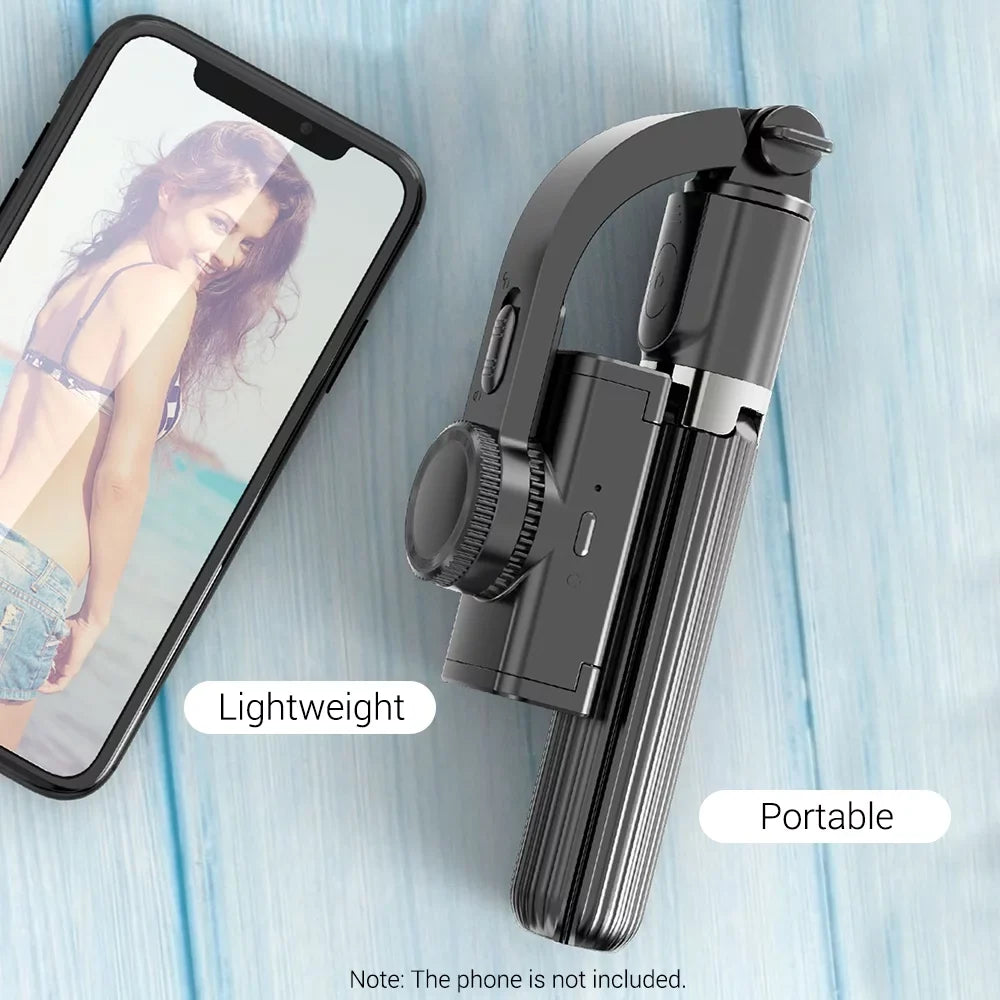 in 3 1 Selfie Smart 5-Section Clamp Stick Phone with Gimbal Remote with Phone Compatible Tripod Rotatable Shutter Stabilizer Smartphones 86cm