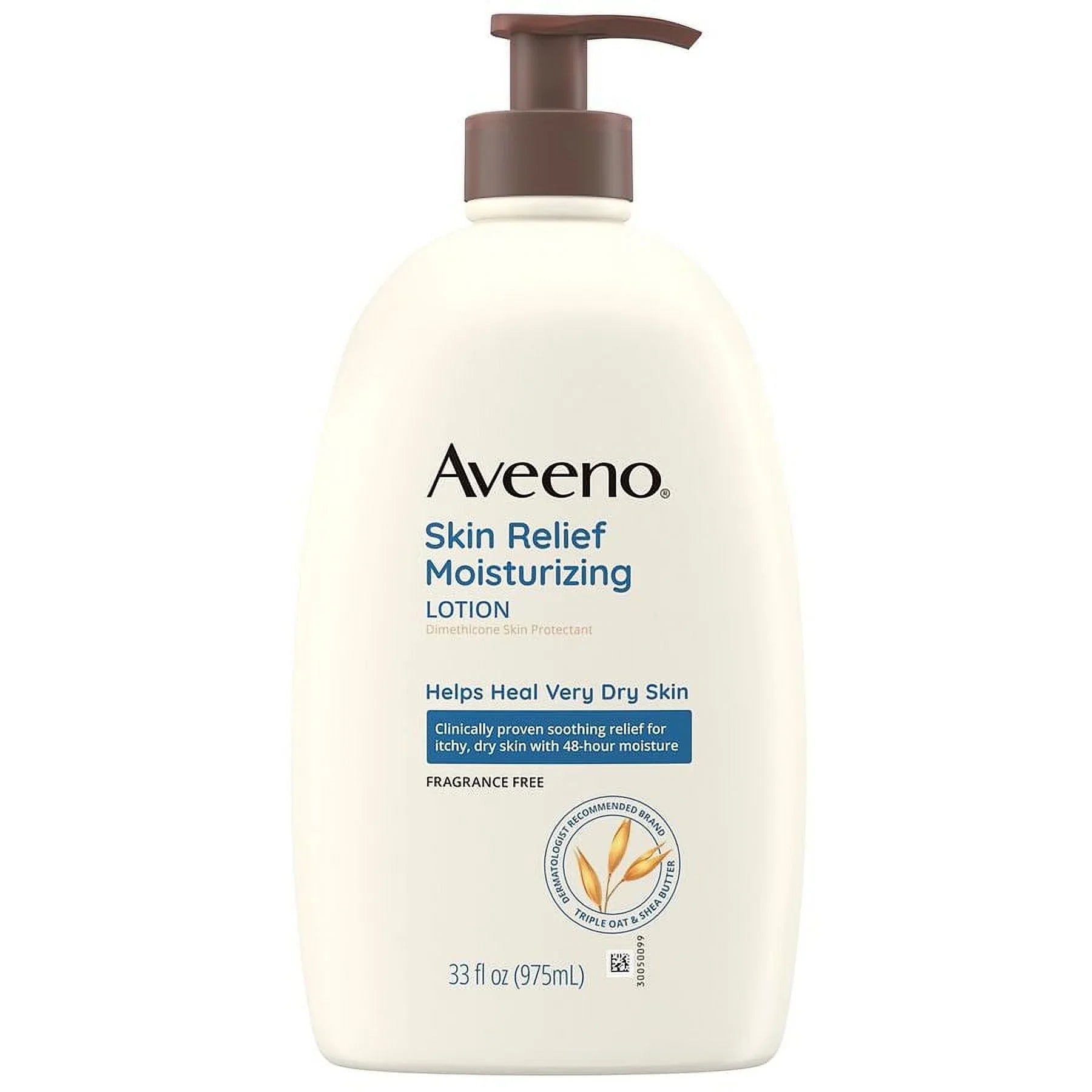Aveeno for Skin Fragrance-Free 2 Skin Very 33.0 Relief Dry Moisturizing oz Lotion fl Pack of