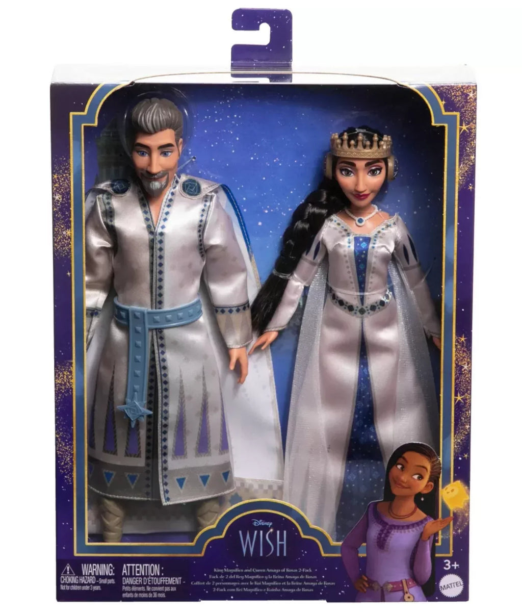 Disney 100 New Amaya & Magnifico Fashion Dolls with Box King Wish Posable Queen