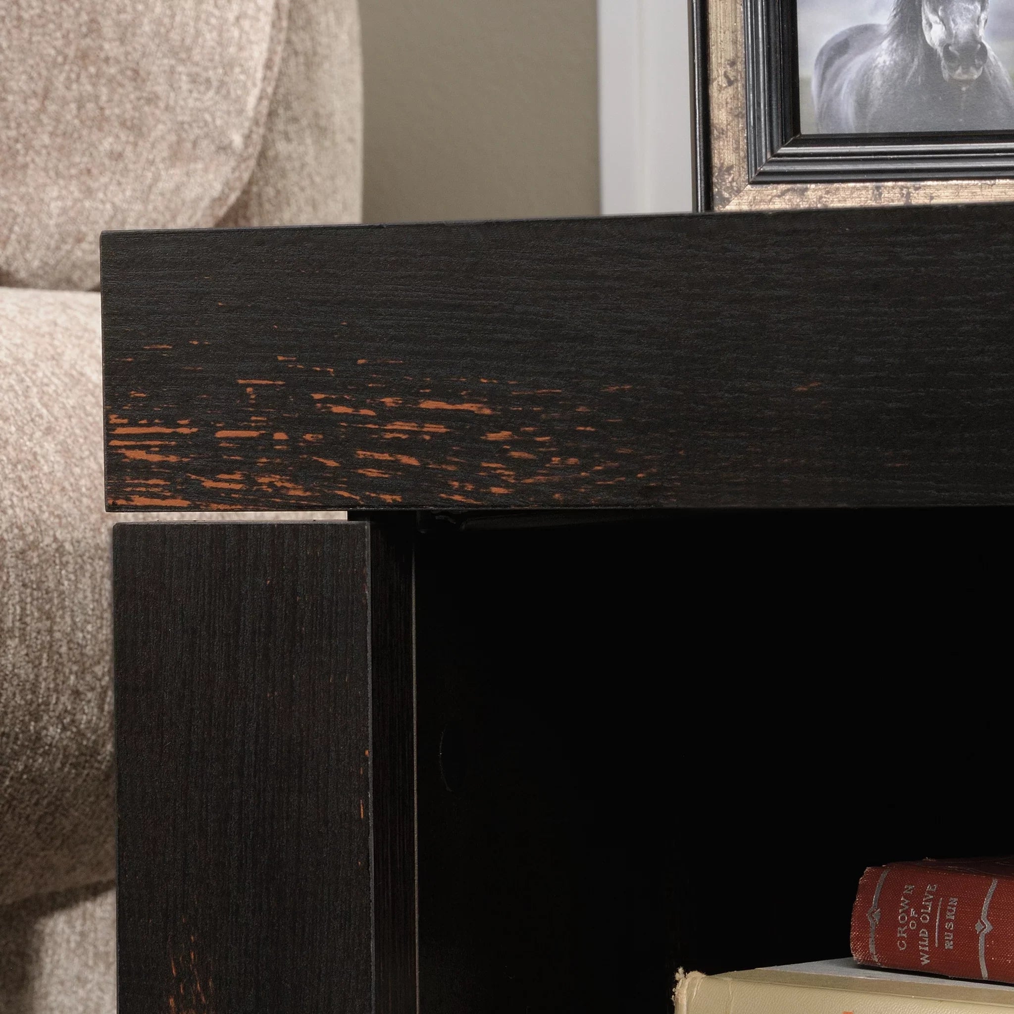 End Char Sauder Dakota Finish Table, Pass Pine