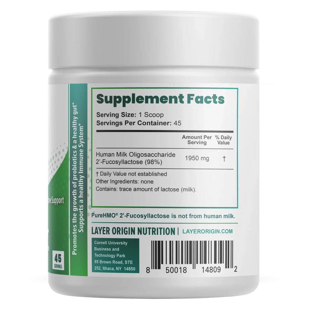 Bioidentical 45 - Human 1950 - Servings Oligosaccharide Powder 2'-Fucosyllactose mg Milk - PureHMO
