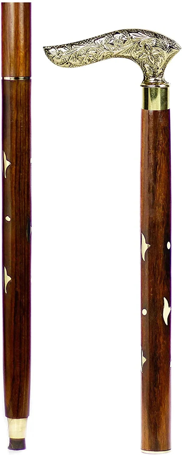 Wooden Walking Shrubs) (Santa Wood, Stick Large 36"
