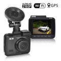 View, Cam, Motion Dashboard Driving 24FPS Novatek Built-in Parking 150° WDR, Dash 2160P Record, WiFi App Detect, Angle, Wide Loop Car G-Sensor, Chip, Mode Recorder Iseebiz Cam GPS,