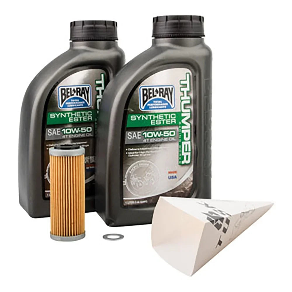 Compatible Gas Oil Gas Synthetic Kit 2021 Thumper Change 4-Stroke MC 450F Bel-Ray 10W-50 With