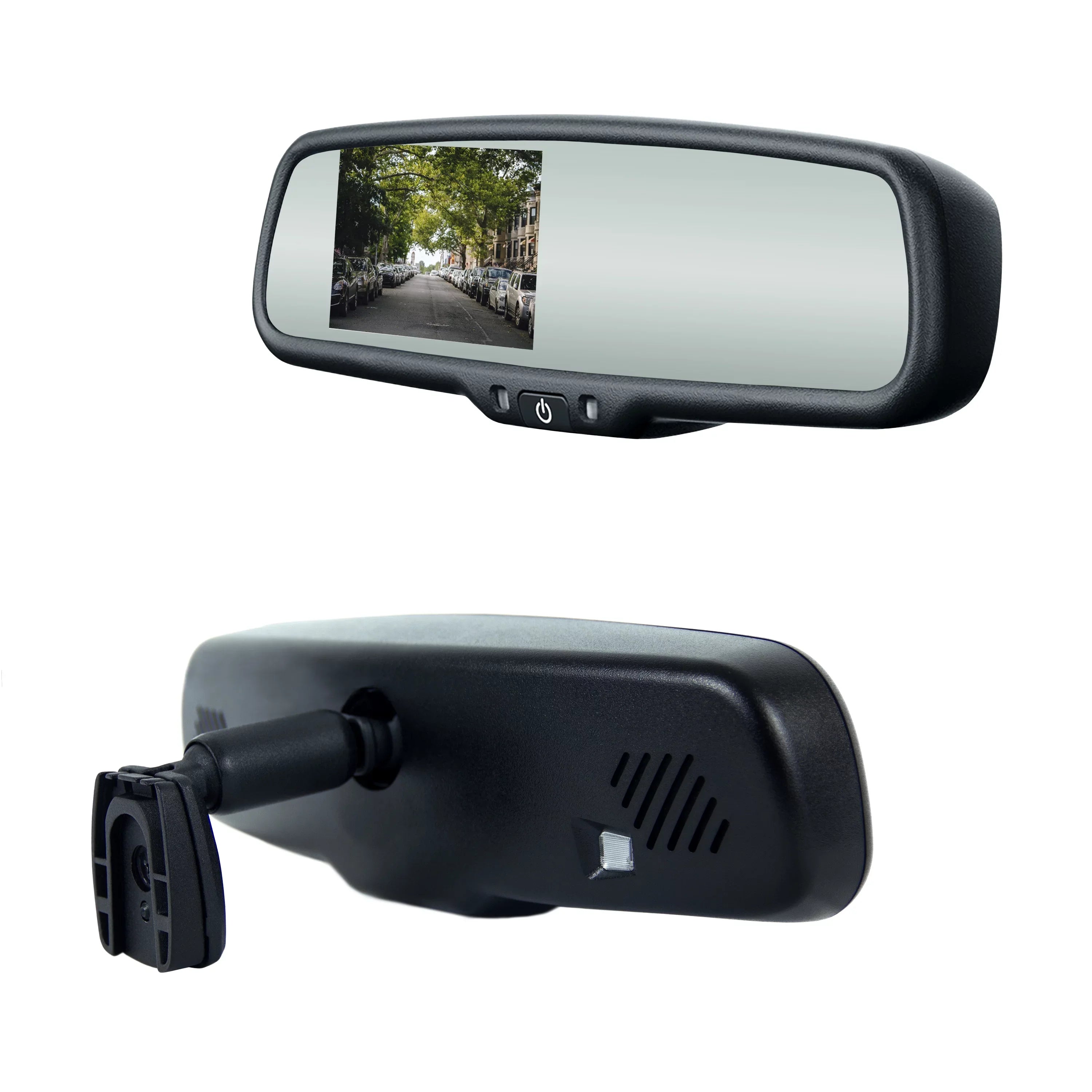 Fit Mirror Master for Transmitter Wireless | Universal LCD 4.3" Tailgaters with Rear & View Screen Mount OEM Cars