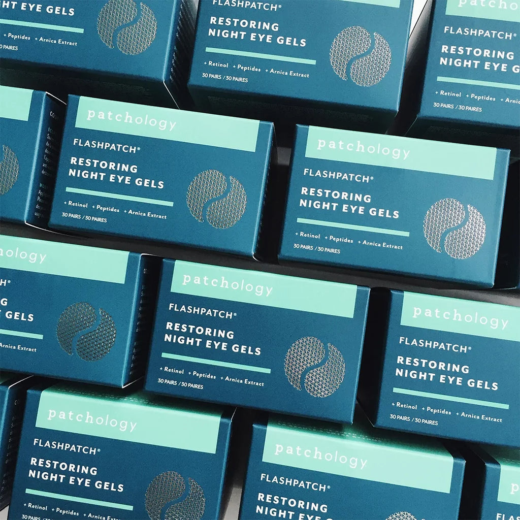 Masks, 30 Night Eye Patchology Gels FlashPatch Under Restoring Eye Count