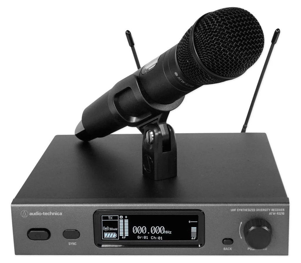 Technica Mic+Tower Audio Wireless Speaker Theater Home Handheld ATW-3212/C710DE2