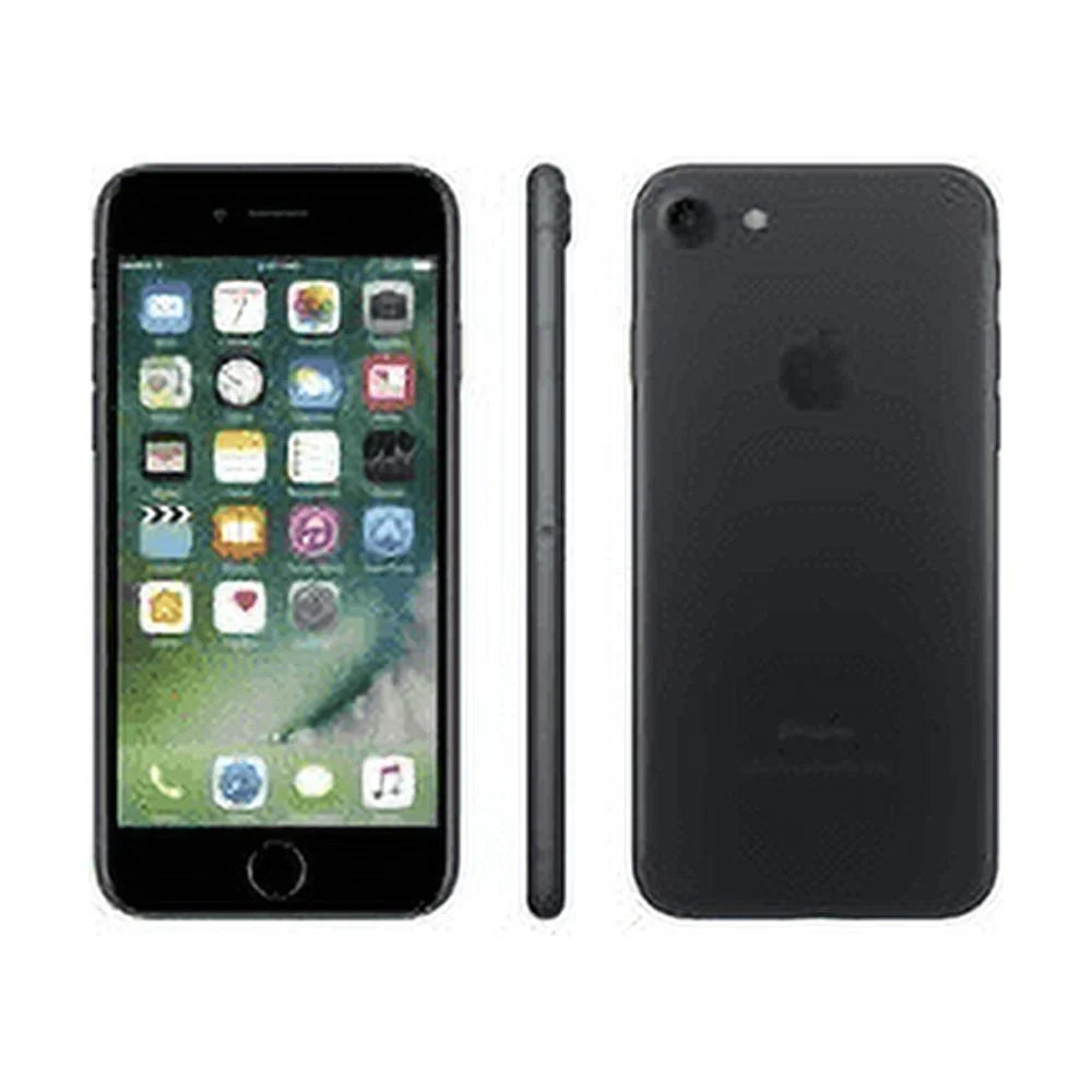 iPhone (AT&T Black (Refurbished) Locked) Smartphone 128GB 7 Restored